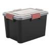 IRIS S.A. 3x Archivboxen »Water Proof« - 20 Liter schwarz, 29x26x39 cm