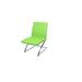 Orren Ellis Polyurethane Upholstered Side Chair Upholstered in Green | 39 H x 17 W x 17 D in | Wayfair C3C6A768B61F412B8042E41C6DE1ACBF