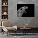 Latitude Run® 'Lioness In Low Key' Wrapped Canvas Wall Art By Nauzet Baez Canvas in Black/Gray/White | 8 H x 12 W x 1.5 D in | Wayfair