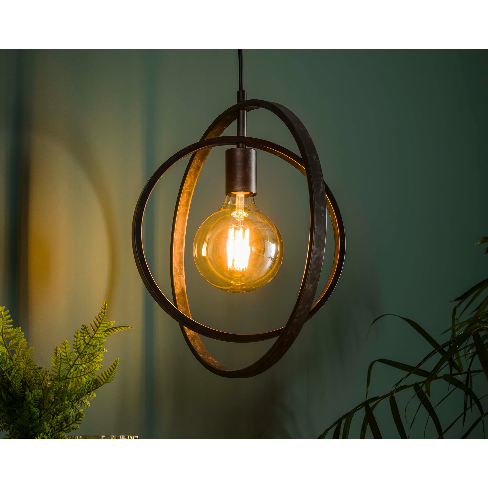 designline »Noll« Hängelampe I Metall