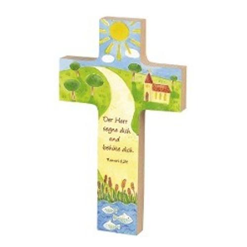 Holzkreuz »Der Herr segne und behüte dich«