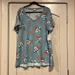 Lularoe Tops | Lularoe Christy T, New With Tags. | Color: Gray | Size: 3x