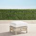 Hampton Ottoman in Ivory Finish - Rain Dune - Frontgate