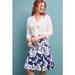 Anthropologie Skirts | Anthropologie Maeve Amiens Flounced Skirt | Color: Blue/White | Size: S