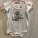 Carhartt One Pieces | Baby Girls Carhartt Onesie Bodysuit Pointelle White Sz 6 Months Puppy Dog Hearts | Color: Tan/White | Size: 6mb