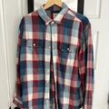 American Eagle Outfitters Shirts | American Eagle Heavy Flannel Shirt | Color: Blue/Red | Size: Xl