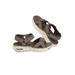 Extra Wide Width Men's Skechers Arch Fit® Adjustable Strap Leather Sandal by Skechers in Brown (Size 13 WW)