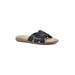 Women's Fortunate Slide Sandal by Cliffs in Black Burnished Smooth (Size 9 M)
