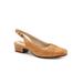 Women's Dea Woven Cap Toe Pump by Trotters in Bone (Size 6 1/2 M)