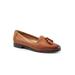 Wide Width Women's Liz Tassel Loafer by Trotters in Luggage (Size 9 W)