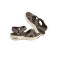 Men's Skechers Arch Fit® Adjustable Strap Leather Sandal by Skechers in Brown (Size 13 M)