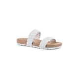 Women's Cliffs Truly Slide Sandal by Cliffs in White Smooth (Size 7 1/2 M)