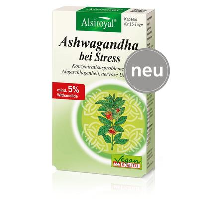 Alsiroyal Ashwagandha bei Stress 30 Kapseln 18 g