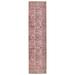Pink 120 x 30 x 0.17 in Area Rug - Kate Lester + Jaipur Living Machine Washable Oriental Area Rug in Rose/Maroon | 120 H x 30 W x 0.17 D in | Wayfair