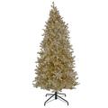 National Tree Company Yellow Fir Flocked/Frosted Christmas Tree w/ LED Lights, Metal in White | 60 W in | Wayfair XPL13-304L-100