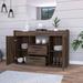 TUHOME Lyon 30-inch Tall Sideboard with Double Door Cabinets and 2 Drawers