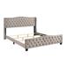 Furniture of America Sumala Modern Button Tufted Wood Panel Bed