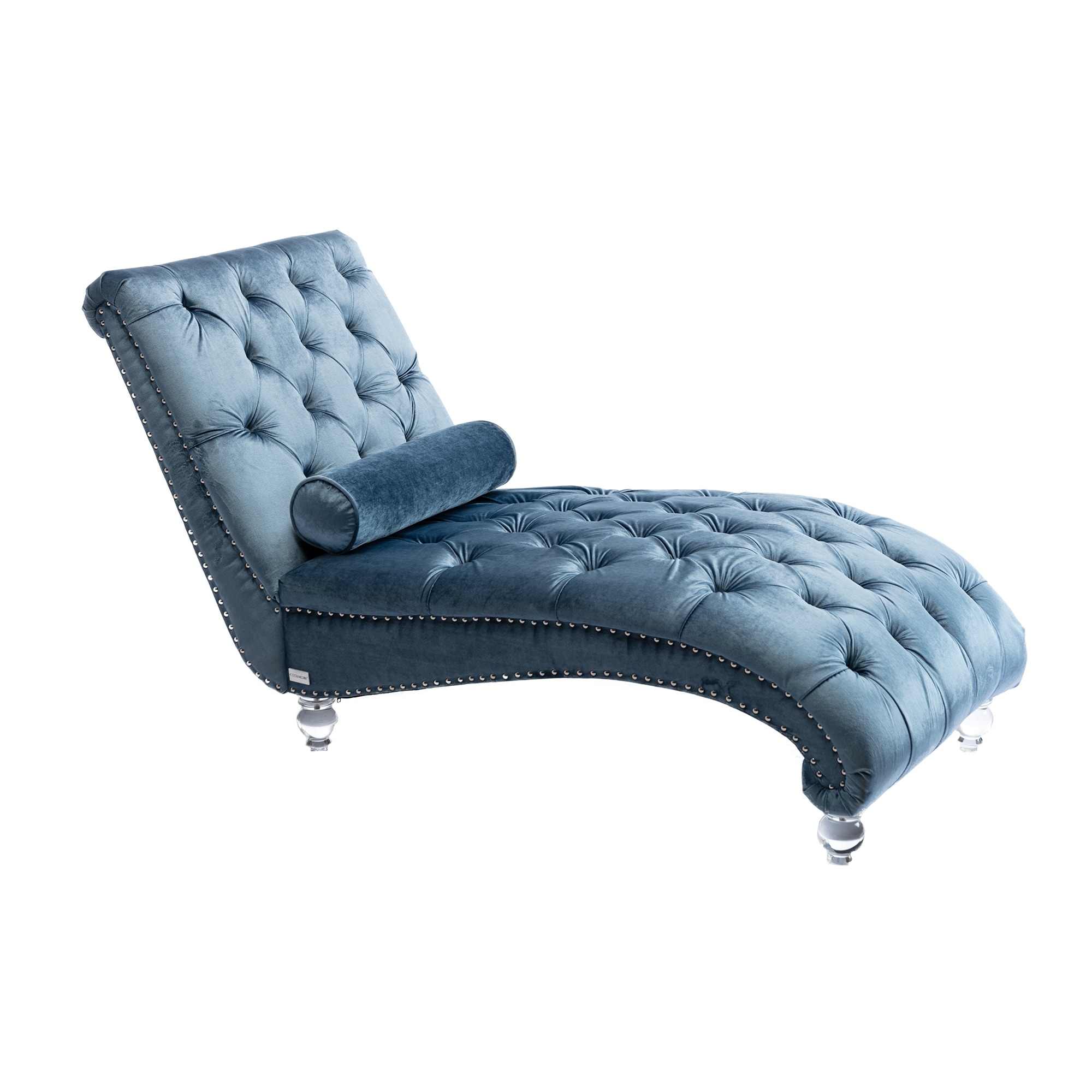 Leisure concubine sofa with acrylic feet