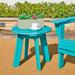 Beachcrest Home™ Ramonita Plastic/Resin Outdoor Side Table in Blue | 19 H x 20 W x 20 D in | Wayfair F373CF0963674832B2004D34633600B1