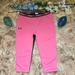 Under Armour Bottoms | Girls Under Armour Capri's | Color: Blue/Pink | Size: Xlg