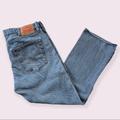 Levi's Jeans | Levi's 501 Button Fly Straight Leg Denim Jeans Medium Stonewash Blue Sz 38x29 | Color: Blue | Size: 38