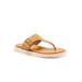 Wide Width Women's Kisi Sandal by SoftWalk in Mustard (Size 8 W)