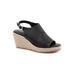 Women's Hixson Wedge Heel by SoftWalk in Black (Size 9 1/2 M)