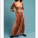 Anthropologie Dresses | Atsr The Label Floral Maxi Wrap Dress | Color: Brown | Size: Xs