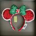 Disney Accessories | Disney Christmas Minnie Ears 2020 | Color: Green/Red | Size: Os