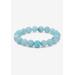 Women's Simulated Birthstones Agate Stretch Bracelet 8" by PalmBeach Jewelry in March