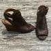 Nine West Shoes | Brown Nine West Wedge Sandal | Color: Brown/Tan | Size: 7