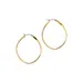 Belk Oval Wave Hoop Earrings, Gold