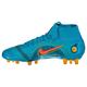 Nike Unisex Mercurial Superfly 8 Pro Ag High Top, Chlorine Blue/Laser Orange-Marina, 45 EU