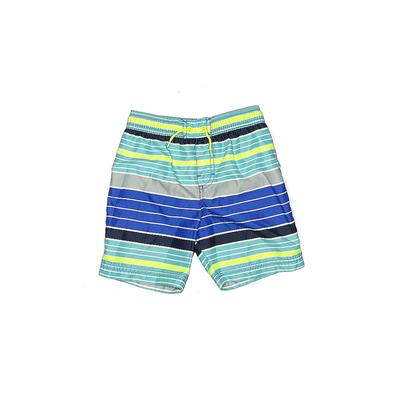 Tea Board Shorts: Blue Stripes Bottoms - Size 5