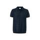 Leinen-Poloshirt, navy