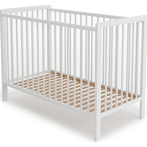 Nordville Babybett Kinderbett Julia 120x60 cm, weiß