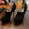 Nine West Shoes | Nine West Suede Heels | Color: Black | Size: 7