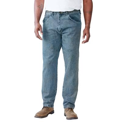 Men's Big & Tall Wrangler® Relaxed Fit Classic Jeans by Wrangler in Grey Indigo (Size 36 36)