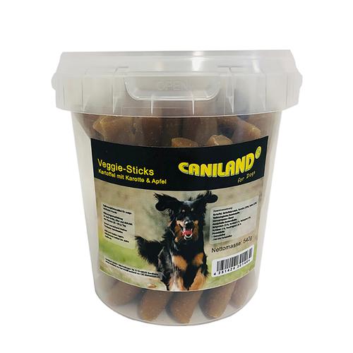 2x540g Vegetarische Sticks Caniland Hundesnacks