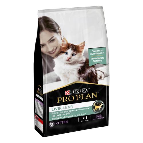 1,4 kg PURINA PRO PLAN LiveClear Kitten Truthahn Katzenfutter zur Reduzierung von...