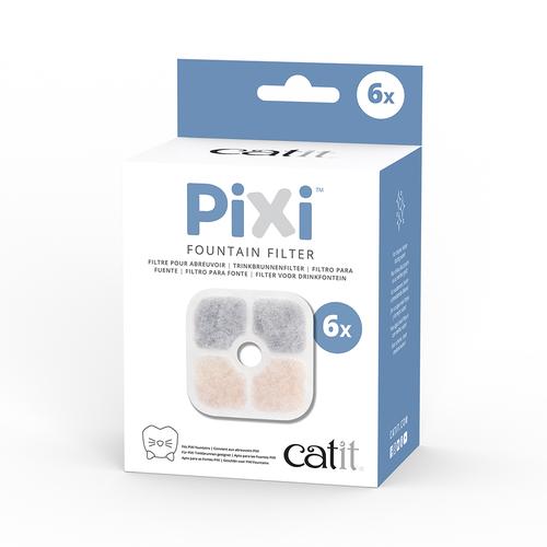 6 Stück Ersatzfilter für alle Catit PIXI Trinkbrunnen für Katzen