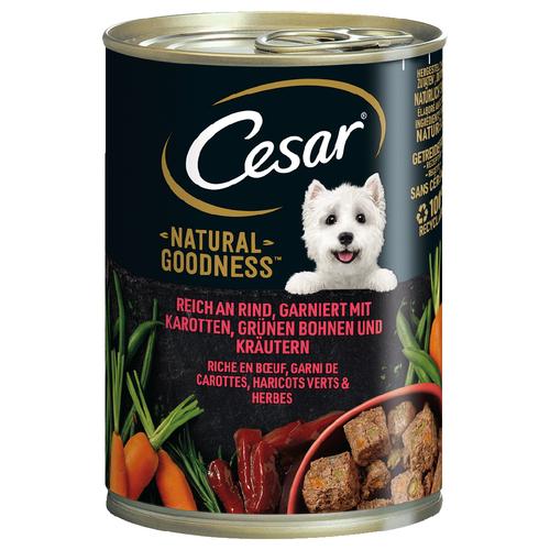 12x 400g Cesar Natural Goodness Rind Hundefutter nass