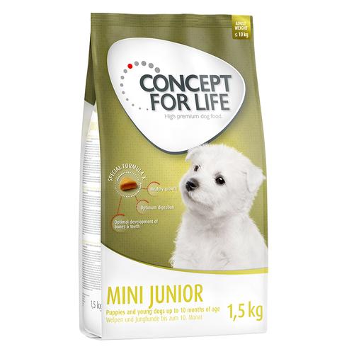 2x3kg Mini Junior Concept for Life Hundefutter trocken