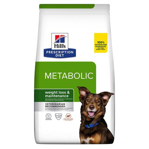 2x 12kg Hill's Prescription Diet Metabolic mit Lamm & Reis Hundefutter Trocken