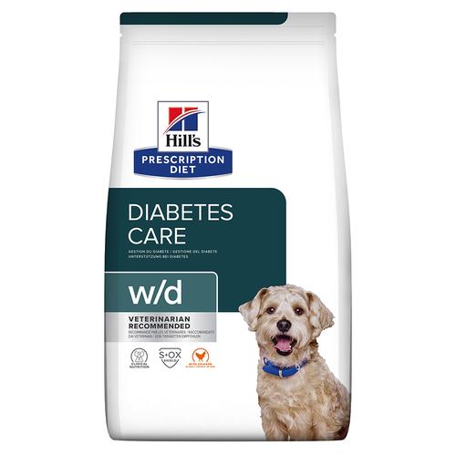 10kg Hill's Prescription Diet w/d Diabetes Care mit Huhn Hundefutter trocken