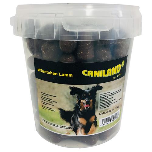 6x500g Würstchen Lamm mit Raucharoma Caniland Hundesnack