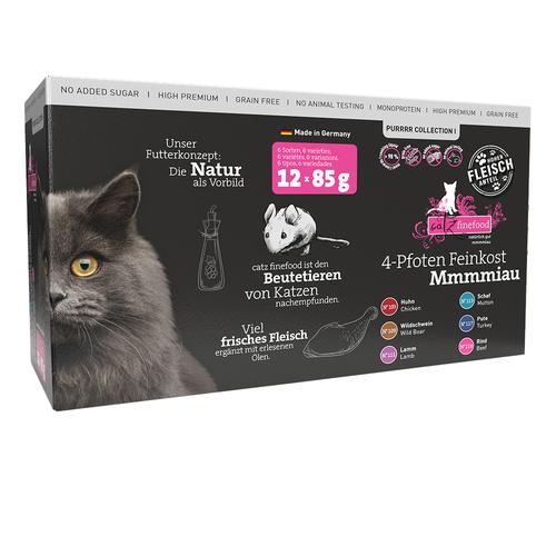 12x85g catz finefood Purrrr Pouch Mix - Purrrr Collection I Katzenfutter nass