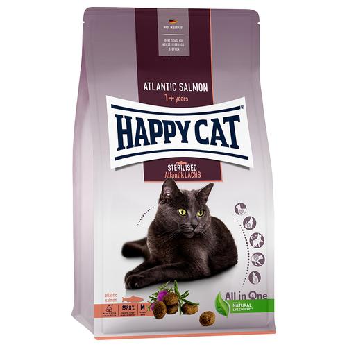 2x10kg Happy Cat Sterilised Adult Atlantik-Lachs Katzenfutter trocken