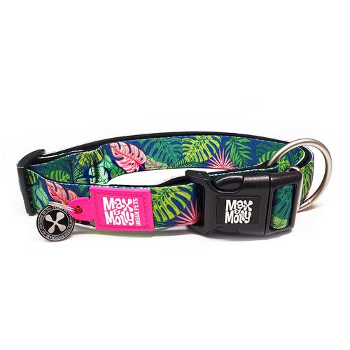 Max & Molly Smart ID Halsband Tropical Größe L: 39-62cm Halsumfang, B25mm Hund