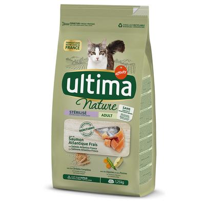 1,25kg Ultima Nature Sterilized Lachs Katzenfutter trocken